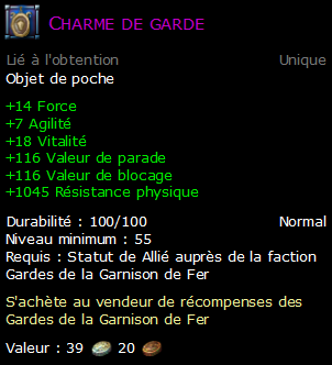 Charme de garde