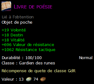 Livre de poésie