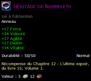 Héritage de Narmeleth