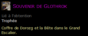 Souvenir de Glothrok