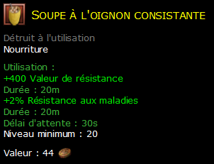 Soupe à l'oignon consistante