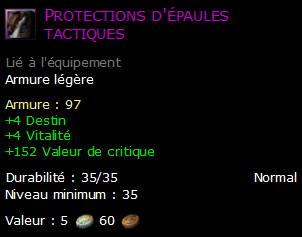 Protections d'épaules tactiques
