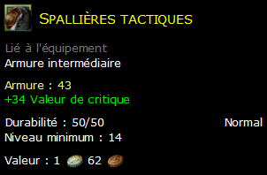 Spallières tactiques