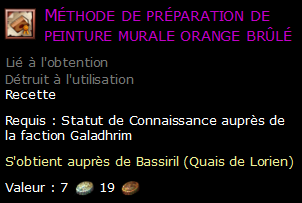 Méthode de préparation de peinture murale orange brûlé