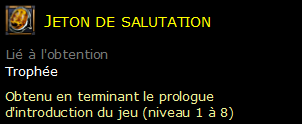 Jeton de salutation