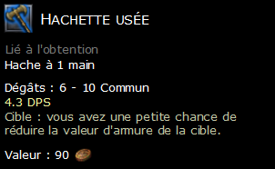 Hachette usée