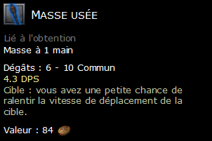 Masse usée