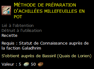 Méthode de préparation d'achillées millefeuilles en pot