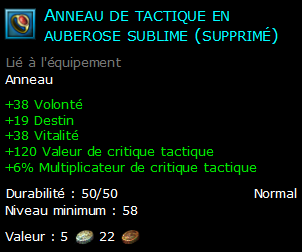 Anneau de tactique en auberose sublime (supprimé)