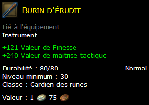 Burin d'érudit