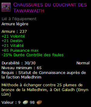 Chaussures du couchant des Tawarwaith