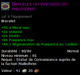 Bracelet du Vertbois du philosophe