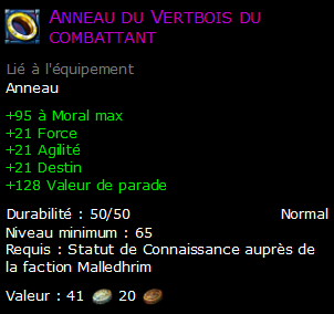 Anneau du Vertbois du combattant