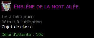 Emblème de la mort ailée