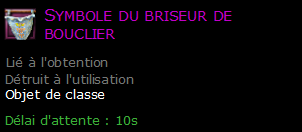 Symbole du briseur de bouclier