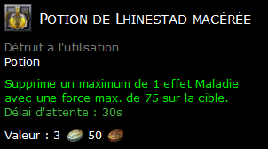 Potion de Lhinestad macérée