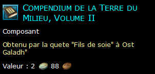 Compendium de la Terre du Milieu, Volume II