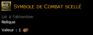 Symbole de Combat scellé