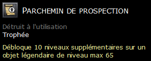 Parchemin de prospection