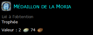 Médaillon de la Moria