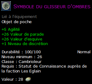 Symbole du glisseur d'ombres