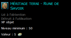 Héritage terni - Rune de Savoir