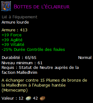 Bottes de l'éclaireur