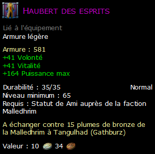 Haubert des esprits