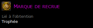 Marque de recrue