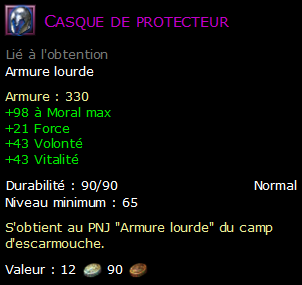 Casque de protecteur