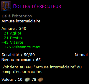 Bottes d'exécuteur