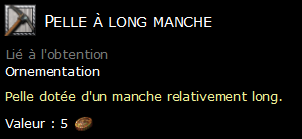 Pelle à long manche