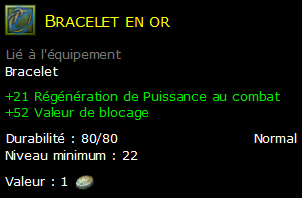 Bracelet en or