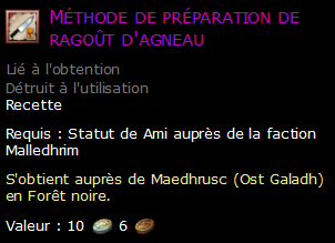 Méthode de préparation de ragoût d'agneau