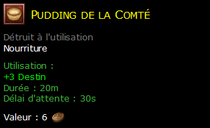 Pudding de la Comté