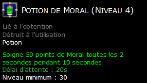 Potion de Moral (Niveau 4)