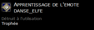 Apprentissage de l'emote danse_elfe