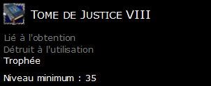 Tome de Justice VIII