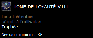 Tome de Loyauté VIII