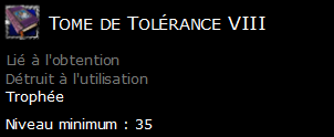 Tome de Tolérance VIII