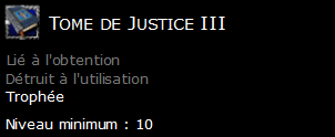 Tome de Justice III