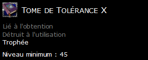 Tome de Tolérance X