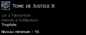 Tome de Justice X