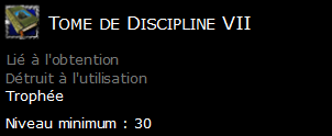 Tome de Discipline VII