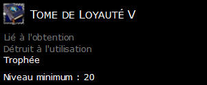 Tome de Loyauté V