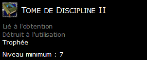 Tome de Discipline II