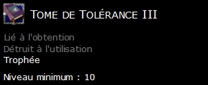 Tome de Tolérance III