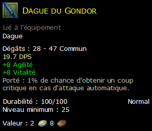 Dague du Gondor