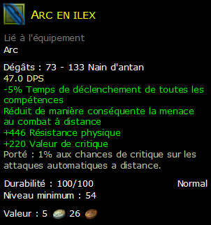 Arc en ilex