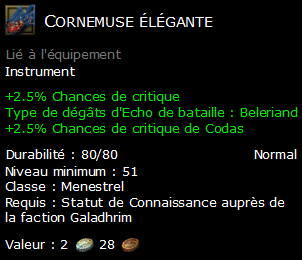 Cornemuse élégante